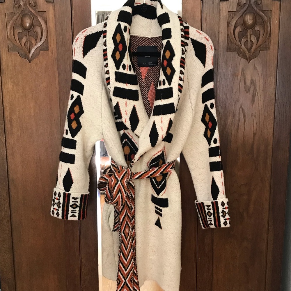 Zara sweater coat